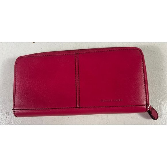 Etienne Agner women's pink leather zip around wallet - Picture 2 of 5